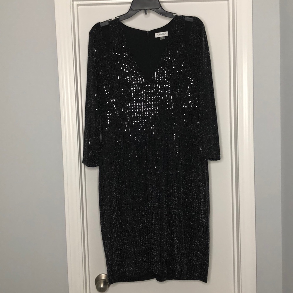 Calvin Klein Sequins Dress